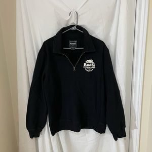 ROOTS QUARTER ZIP SWEATER